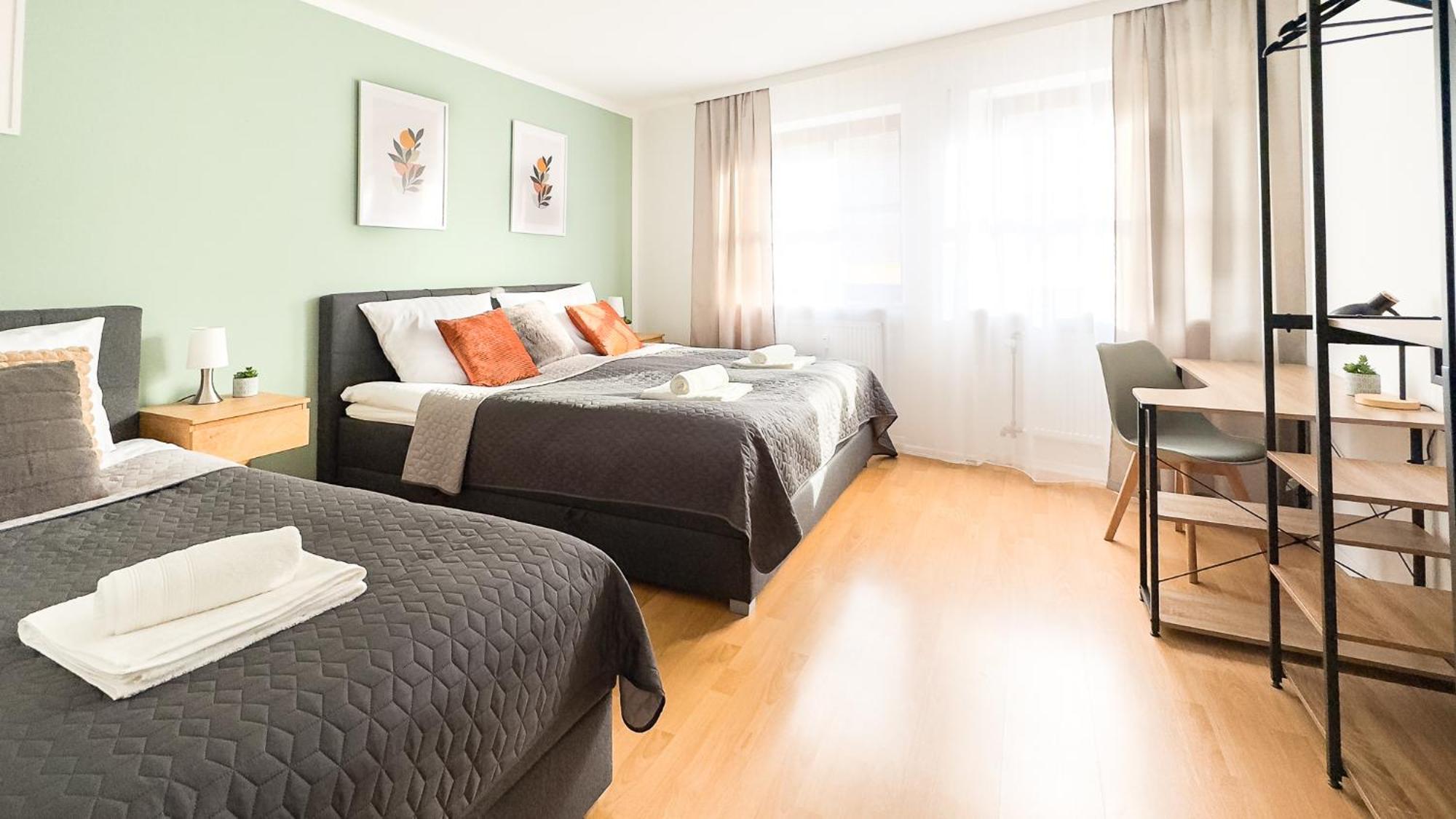 Neu - Zentrum, 3 Zi, Free Tiefgarage, Smart Tv, Wlan Appartement Augsburg Buitenkant foto